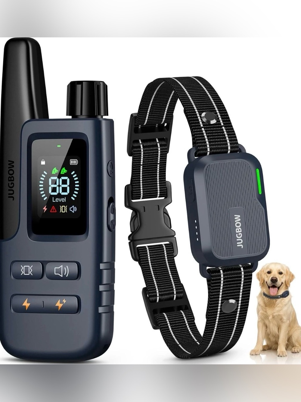 Dog Shock Collar - 4500FT Dog Training w Remote, IPX8 Waterproof electronic NEW
